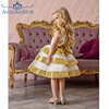 children Dress skirt white Princess Dress Christmas Flower girl full dress girl Piano Costume girl Auto Salon girls Catwalk