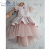 children full dress Princess Dress David Little Girl Western style Flower girl Piano costume girl birthday Catwalk Autumn and winter