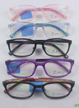 新货超轻超弹性防滑鼻托TR90新货儿童近视眼镜框 眼镜架5色 29011