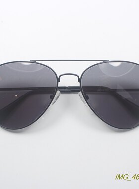外贸单复古双梁金属高清树脂蛤蟆太阳眼镜时尚飞行员款墨镜多色