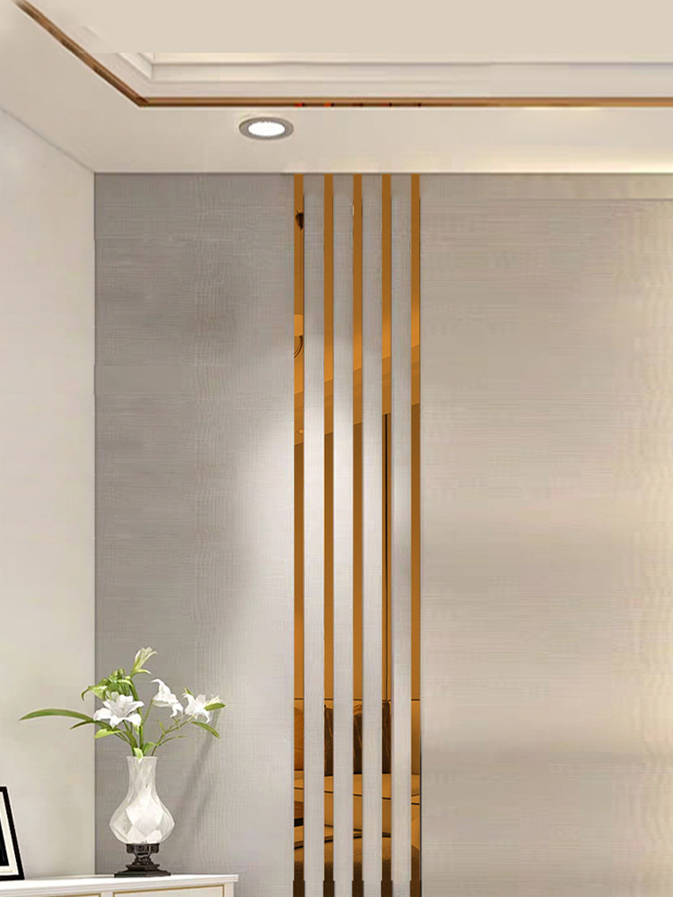 亚克力镜面墙贴自粘装饰条3d立体腰线电视背景墙天花板吊顶边框条