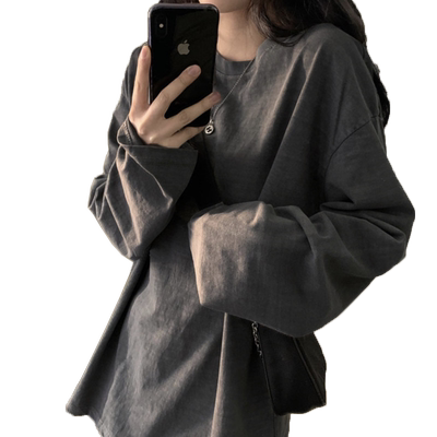 乌77早春chic女装超火长袖卫衣