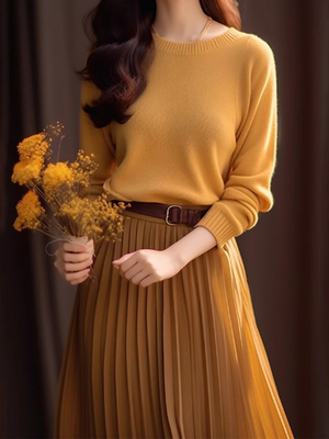 裙子2025新款今年流行爆款秋装搭配一整套时尚高级感初秋穿搭套装