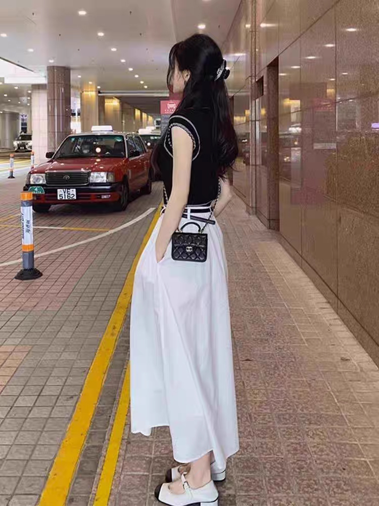 今年流行漂亮套装裙上下两件式两件式洋装2024新款裙子爆款气质女