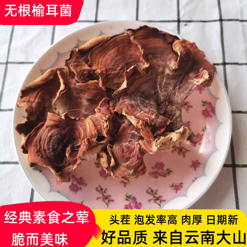 云南特产东北灵芝菇榆耳干货包邮