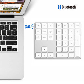 数字键盘充电蓝牙无线34薄款键铝合金