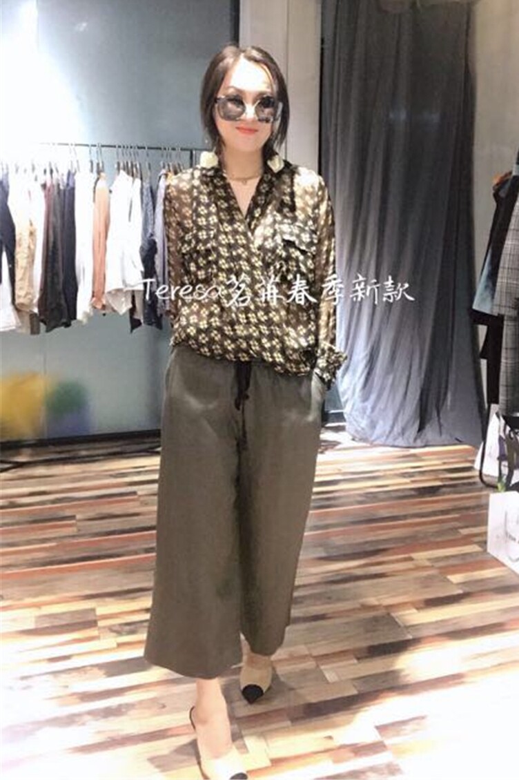 茗苒直筒裤女2022春夏秋新款宽松百搭舒适抽绳简约苎麻阔腿九分裤