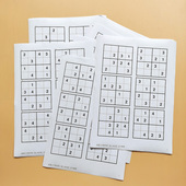 儿童数独九宫格入门阶梯训练数学益智游戏儿童生逻辑思维训练纸题