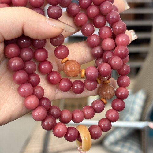 新中式乌梅子酱108菩提手串