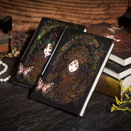 木可彩页手账本中国风国潮笔记本