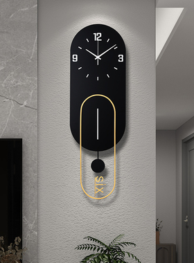 时钟挂墙客厅背景墙艺术装饰钟表现代简约大气时尚创意家用石英钟