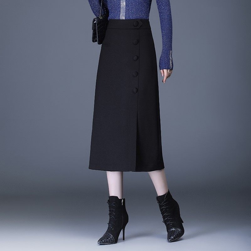 冬裙半身裙加厚直筒包裙秋款2021新款时尚秋冬一步裙包臀半身长裙在类目 女装/女士精品, 半身裙中 - 来自Buy2taobao.com提供专业的淘宝代购服务