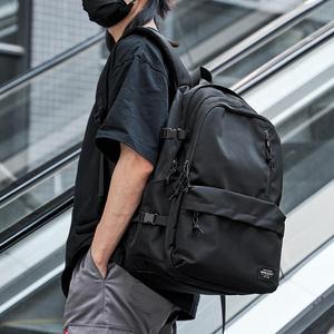 新款潮流初中男生书包背包男士双肩包高中大学生多隔层电脑旅行包