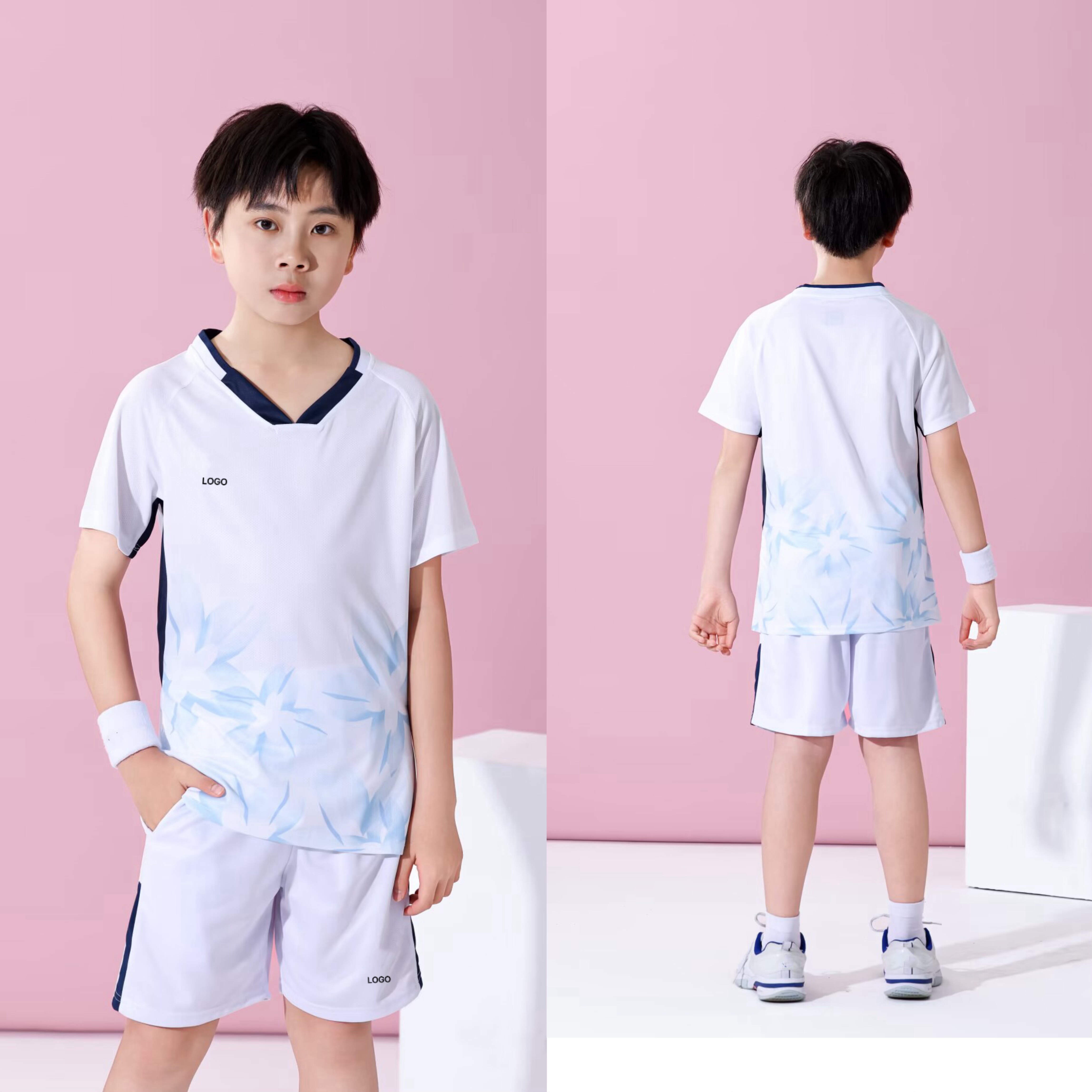 2026夏季新款儿童羽毛球服套装透气速干团队服比赛服可定制