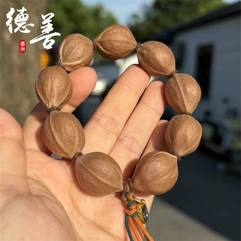 正宗梅林铁核橄榄核铁核鲨鱼背橄榄核手串鹰嘴铁核男女款原生态