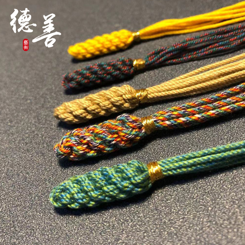 德善玉米结流苏手工编织