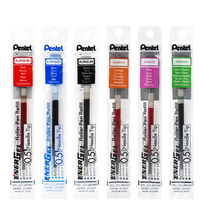 派通中性笔替芯色彩丰富速干顺滑