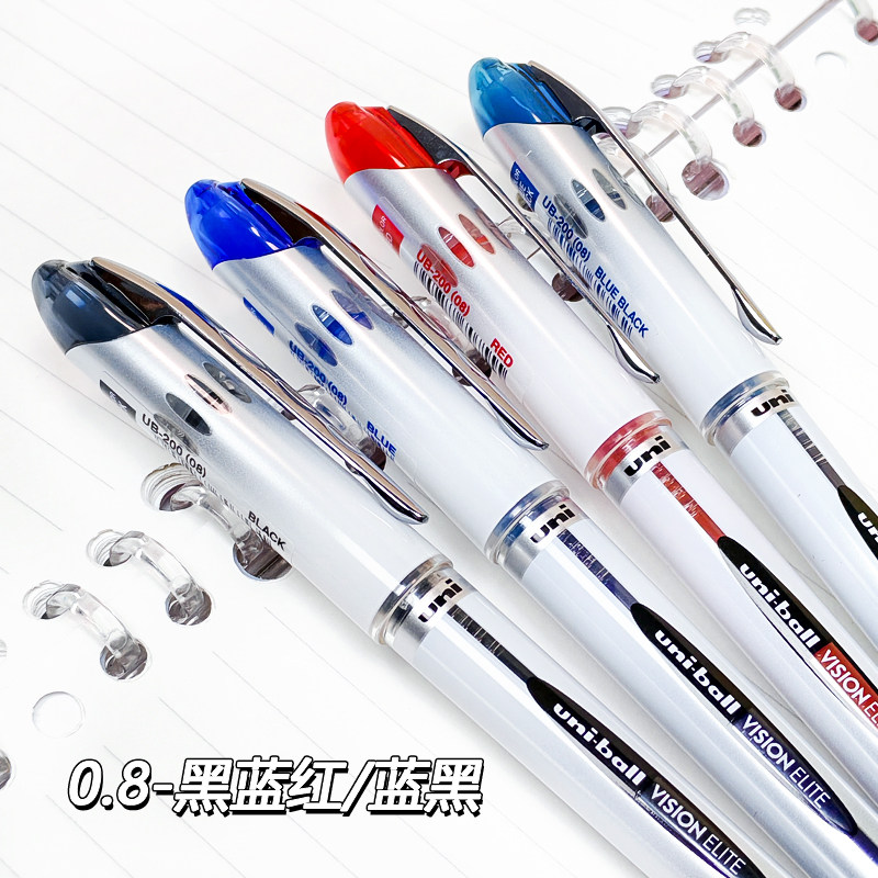 三菱大容量直液式签字笔