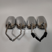 适用豪爵太子HJ125 GN125F 摩托车反光镜倒车镜后视镜