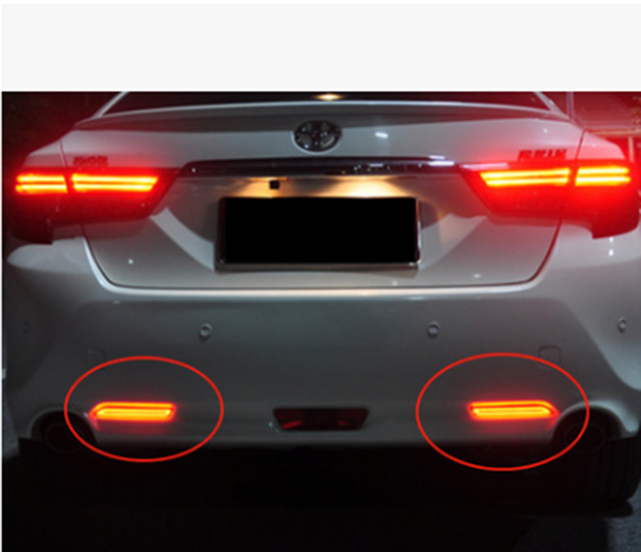 TOYOTA 시리즈 후면 범퍼 조명에 적합 RUIZHI CAMRY YIZHI SENNA ALPHA LED 후면 범퍼 조명 브레이크 라이트