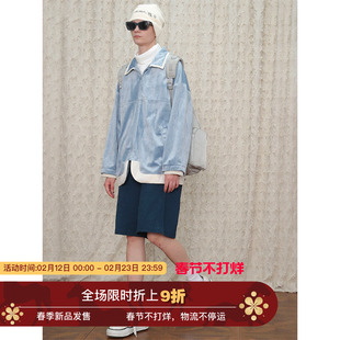 Unvesno (UN)  初秋号角秋季丝绒上衣宽松保暖冬季衬衫外套无性别