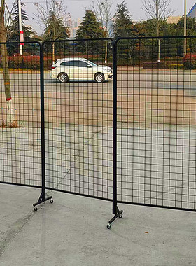 折叠网格展示架绘画展画室幼儿园作品展架美术展览推拉铁艺展示架