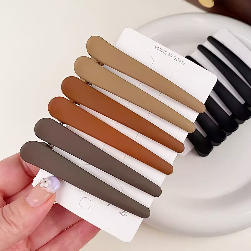 侧边碎发夹ins风磨砂刘海夹中