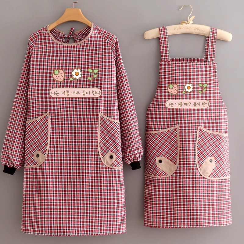 防污耐磨上班干活工作服罩衣长袖