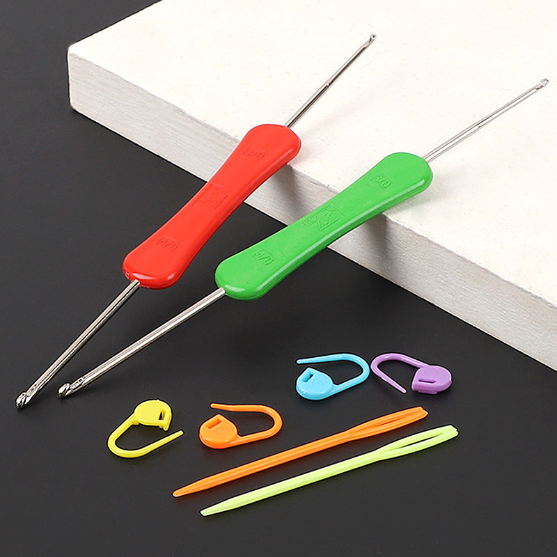 双头钩针毛衣针粗细钩针小勾针织