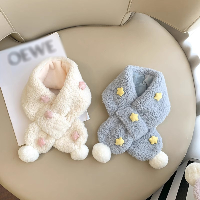 卡通星星软糯毛绒儿童围巾男女冬季加厚脖套宝宝小孩护颈保暖围脖,服饰配件/皮带/帽子/围巾,围巾/丝巾/披肩,淘宝优惠券,粉丝福利购,淘宝优惠卷