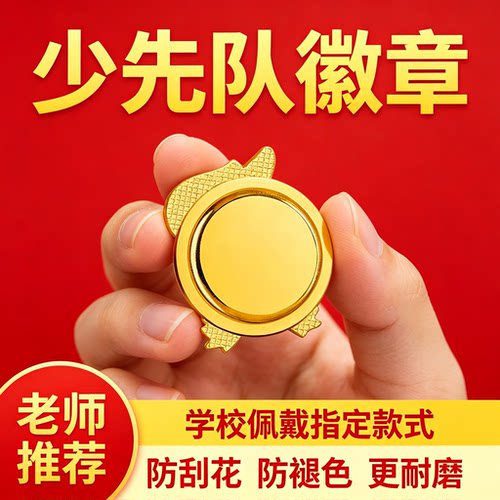 少先队员队徽小学生专用别针款