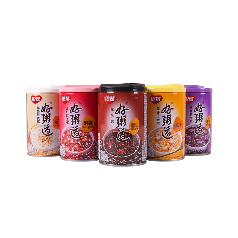 银鹭好粥道黑米红豆玉米紫米粥2速食粥