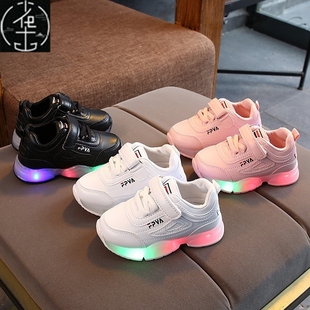 child shoes light led sport sneaker kids baby girl boys shoe