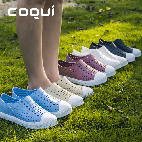 COQUi/酷趣新品透气速干洞洞鞋男女情侣户外沙滩凉鞋溯水鞋百搭