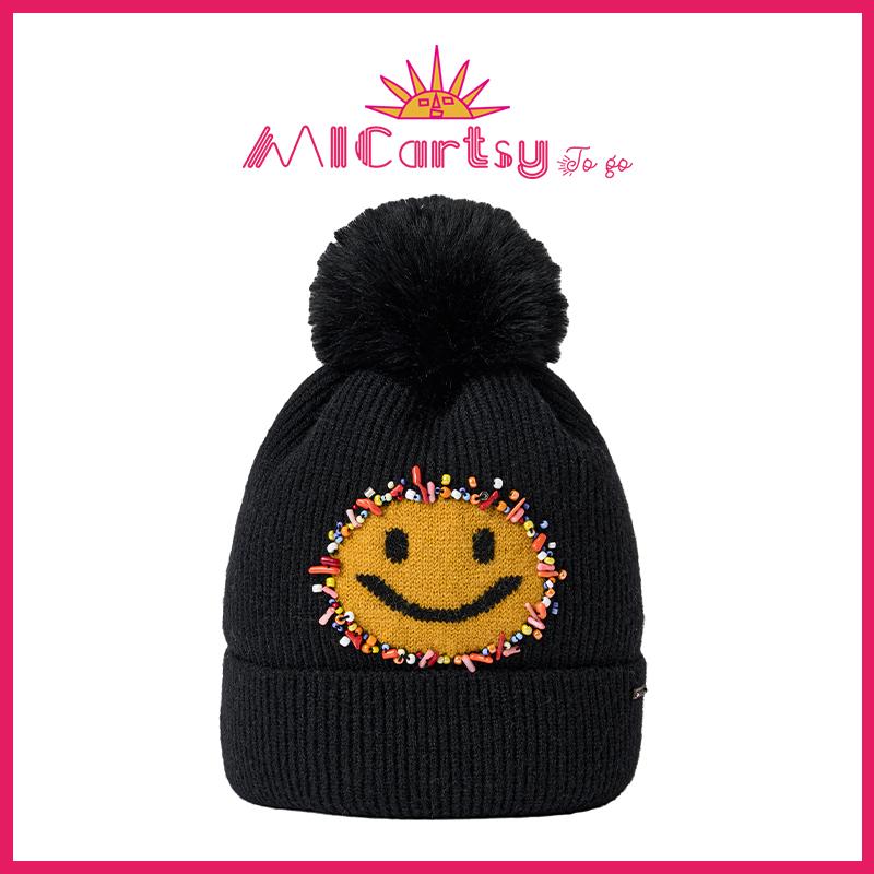 针织帽MICartsy手工钉珠