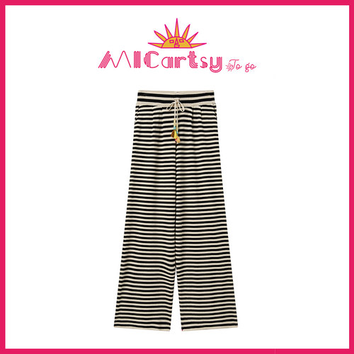 中高腰百搭MICartsy长裤钉珠裤子