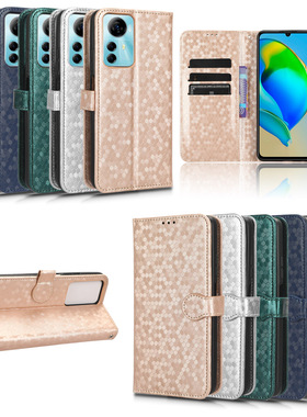 适用于中兴V41 Smart 波点纹皮套手机壳插卡防摔保护套翻盖式男女