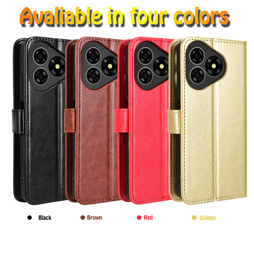 适用于欧乐风Ulefone Note19疯马纹皮套手机壳翻盖式插卡防摔保护套商务外壳素皮