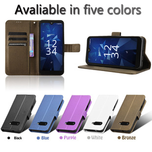 适用于京瓷Kyocera Digno SX4，BX3，BX3 Plus钻石纹皮套手机壳翻盖式防摔保护套商务男女外壳插卡