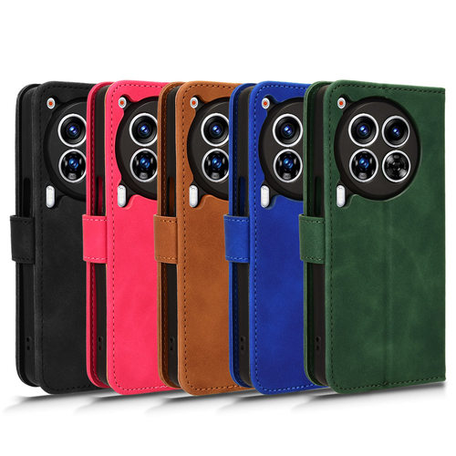 适用于传音Tecno Camon30 Premier 5G，CL9肤感小牛纹皮套手机壳翻盖式插卡防摔保护套商务男女外壳