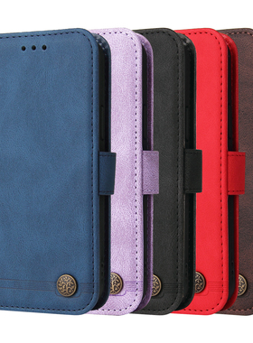 适用于MOTO Edge50 Neo 5G,S50 5G,Thinkphone25肤感树纹皮套手机壳插卡防摔保护套翻盖式商务男女外壳