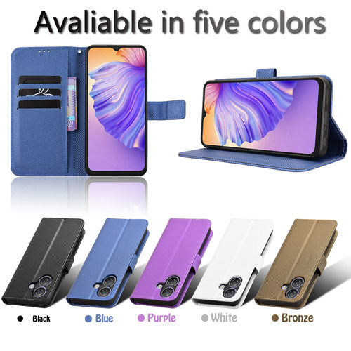 适用于欧乐风Ulefone Note21钻石纹皮套手机壳插卡防摔保护套商务男女外壳