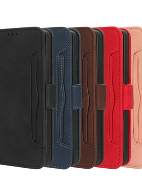 适用于传音Infinix Note30 VIP多卡槽复古纹皮套手机壳插卡保护套