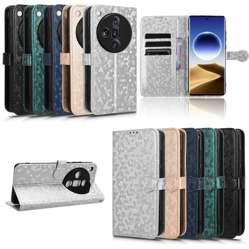 适用于OPPO Find X7 Ultra 5G波点纹皮套手机壳插卡防摔保护套男