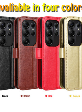 适用于道格Doogee Note 56X，Note 56X Pro疯马纹皮套手机壳插卡防摔保护套翻盖式商务男女素皮