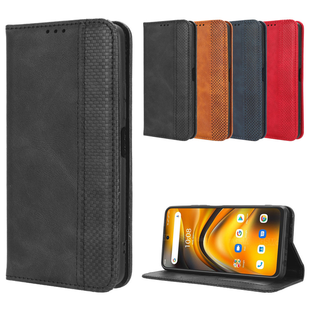 适用于优米Umidigi A13 Pro 5G磁扣复古纹皮套手机壳插卡防摔软壳