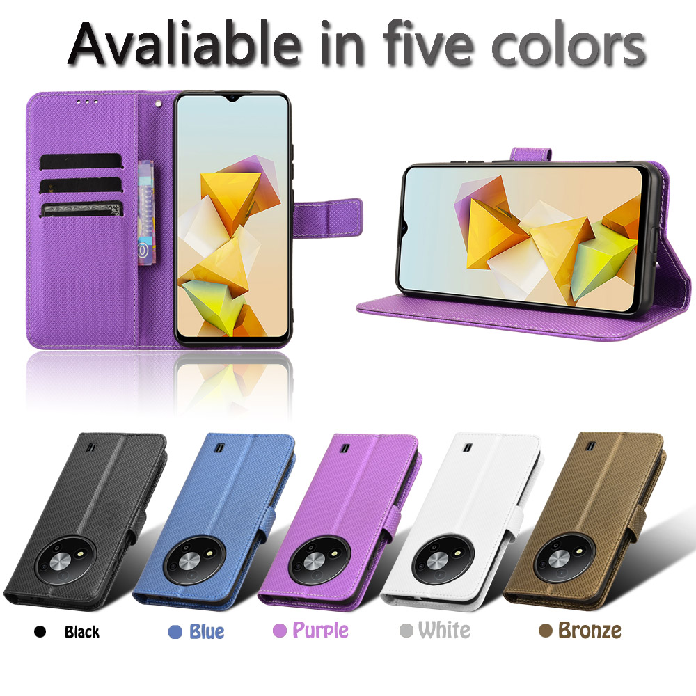 适用于中兴ZTE Blade A73 5G钻石纹皮套手机壳插卡保护套防摔商务