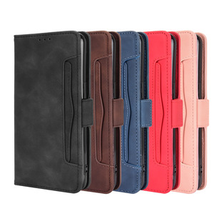 适用于乐天 Rakuten Big多卡槽复古纹皮套手机壳插卡防摔保护套男