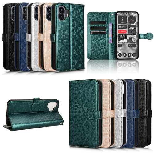 适用于Nothing Phone2波点纹皮套手机壳插卡防摔保护套男女商务壳