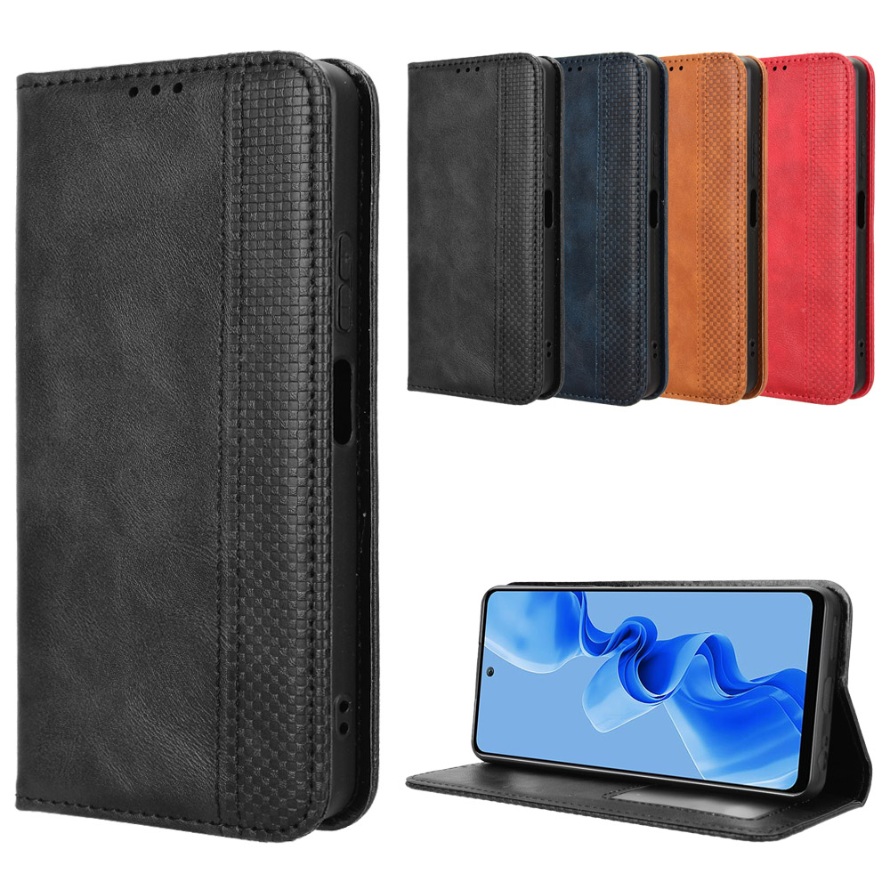 适用于传音Infinix GT20 Pro 5G,X6871磁扣复古纹皮套手机壳插卡防摔保护套翻盖式商务男女外壳